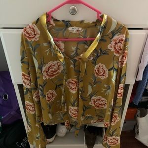 Bleuh Ciel Floral Blouse